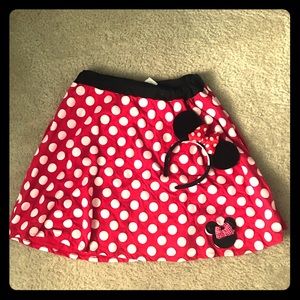 Disney Mickey skirt and ears included.